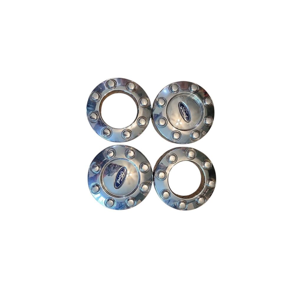 2003- 2010 Ford F250 F350 SRW (SET) OEM Wheel Center Hub Cap 7C34-1A096-ZA, 5C34